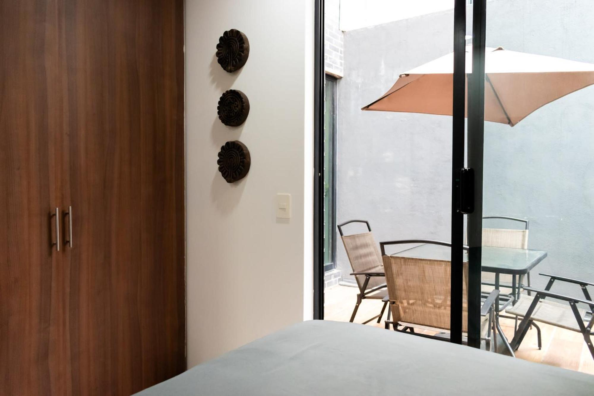 Terraza departamento cerca de Santa Fe Kingsize Cidade do México Exterior foto